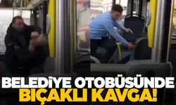 İzmir’de belediye otobüsünde bıçaklı dehşet!