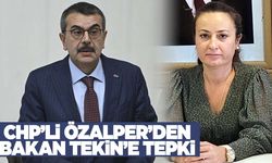 CHP’li Özalper’den Bakan Tekin’e tepki