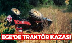 Ege’de traktör römorkunun altında kaldı… Hayatını kaybetti!