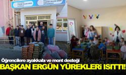 Başkan Ergün yürekleri ısıttı!