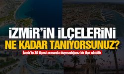 İzmir'in ilçelerini tanıyor musunuz?