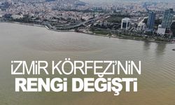 İzmir Körfezi'nin rengi değişti