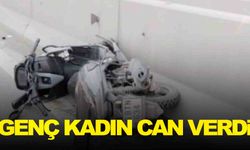 İzmir’de acı ölüm… Motokurye kadın, kazada can verdi