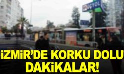İzmir’de korku dolu dakikalar! Metro merdiveni kaydı!