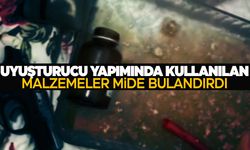 İzmir’de şok baskın… Uyuşturucu yapımında kullanılan malzemeler mide bulandırdı  