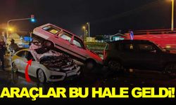 İzmir’de zincirleme kaza… 3 araç birbirine girdi
