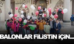 Manisalı çocuklar Filistin’deki katliama ‘Dur’ dedi