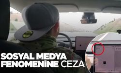 Ünlü fenomene ceza… Fena yakalandı!