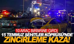 3 ayrı zincirleme kaza! 10 araç birbirine girdi