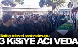 Batan balıkçı teknesinde ölen 3 kişiye acı veda