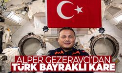 Alper Gezeravcı’dan Türk bayraklı kare!