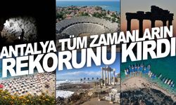Antalya, 2023'te 15 milyon 689 bin 258 yabancı turist ağırladı