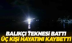 İzmir'de balıkçı teknesi battı!