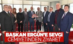 Başkan Ergün’e Sevgi Cemiyetinden ziyaret