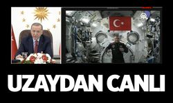 Cumhurbaşkanı Erdoğan, ilk Türk astronot Gezeravcı ile canlı yayında görüşüyor