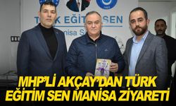 Erkan Akçay’dan Türk Eğitim Sen Manisa Şubesi ziyareti