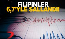 Filipinler’de korkutan deprem! 6,7’yle sarsıldılar!