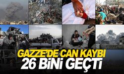 Gazze’de can kaybı 26 bin 422’ye yükseldi