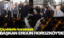 Horozköy Caddesi ışıl ışıl oldu… Başkan Ergün yerinde gördü
