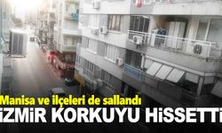 İzmir korkuyu hissetti!... Deprem çok fena salladı!