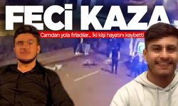İzmir’de feci kaza: Camdan yola fırlayan 2 arkadaş hayatını kaybetti