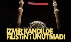 İzmir'de kandil gecesi Filistin için eller semaya açıldı