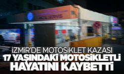 İzmir'de motosiklet kazası… Kafasını beton zemine çarptı!