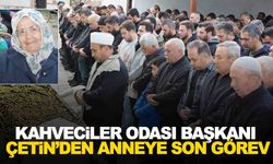 Manisa Kahveciler Esnaf Odası Başkanı Mehmet Çetin’in acı günü