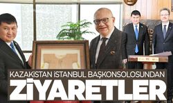 Kazakistan Başkonsolosu, Başkan Ergün ve Vali Ünlü’yü ziyaret etti