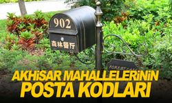 Manisa Akhisar ilçesi tüm mahalleleri posta kodları