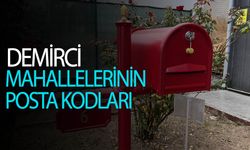 Manisa Demirci ilçesi tüm mahalleleri posta kodları