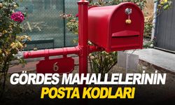 Manisa Gördes ilçesi tüm mahalleleri posta kodları