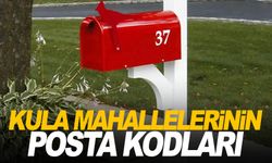 Manisa Kula ilçesi tüm mahalleleri posta kodları
