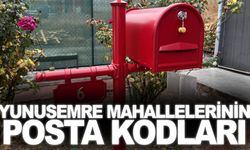 Manisa Yunusemre ilçesi tüm mahalleleri posta kodları