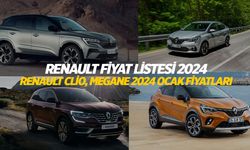 Renault Fiyat Listesi 2024 | Clio-Megane 2024 Ocak Fiyatları