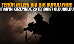 Teröristler böyle vuruldu! Öldürülen PKK’lı sayısı 20’ye yükseldi!