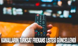 Kanalların Türksat frekans listesi güncellendi