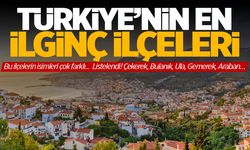 Türkiye'nin ilginç ilçeleri... En garip ilçe isimleri listelendi