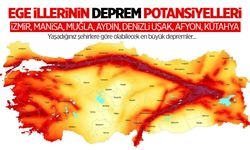 Ege illerinin deprem potansiyelleri... Ege'de beklenen en büyük depremler