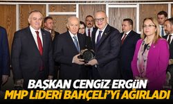Başkan Ergün, MHP Lideri Bahçeli'yi yemekte ağırladı