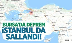 Bursa'da 4.1 büyüklüğünde deprem! İstanbullular hissetti