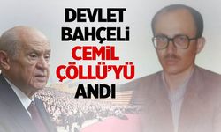 Devlet Bahçeli, Cemil Çöllü'yü andı