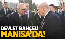 Devlet Bahçeli Manisa'da! Başkan Ergün karşıladı