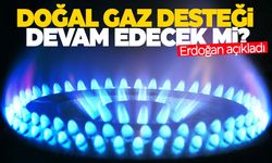 Doğal gaz desteği devam edecek mi? Erdoğan açıkladı