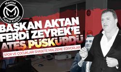 Başkan Aktan, CHP’li Ferdi Zeyrek’e ateş püskürdü!