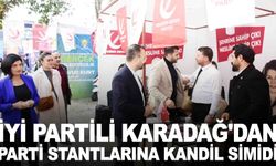 İYİ Partili Karadağ'dan parti stantlarına kandil simidi
