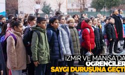 İzmir ve Manisa'daki okullarda 6 Şubat depremi anıldı