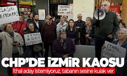 İzmir’de CHP’lilerden aday protestosu!