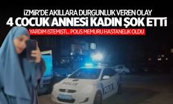 İzmir'de şok olay... 4 çocuk annesi kadın polisten yardım istedi... Polisi vurdu