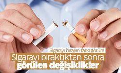 Sigarayı bırakın farkı görün!